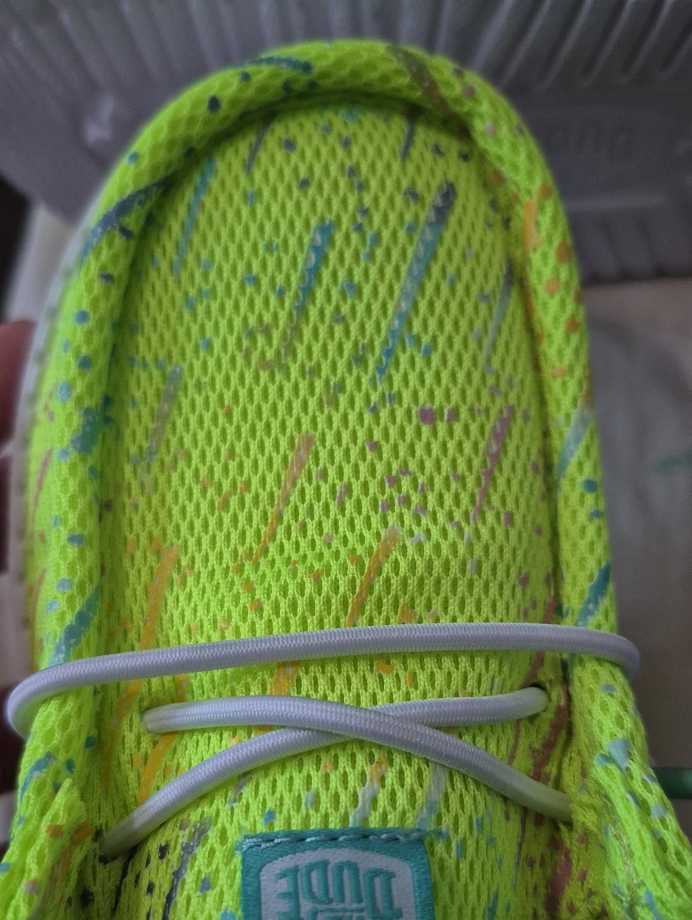 Hey Dude C11 Lime Punch/white Sneakers WALLEY PARTY MESH Highlighter Color